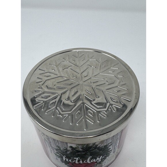 Bath & Body Works HOLIDAY 3-Wick Candle Cinnamon Clove Christmas Bergamot New - Picture 2 of 4